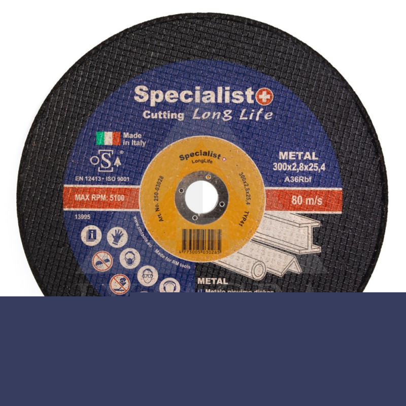 250-03028 METALO PJ.DISKAS SPECIALIST 300X2.8X25.4