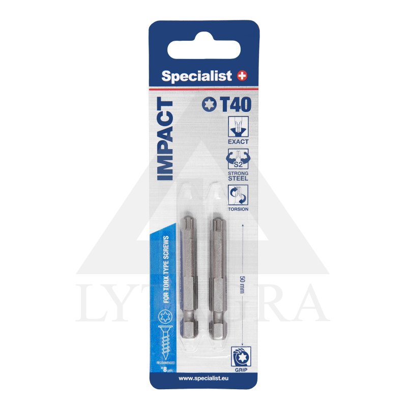 24/2-066 ANTGALIS SPECIALIST+ TORX GRIP T40 50MM 2VNT