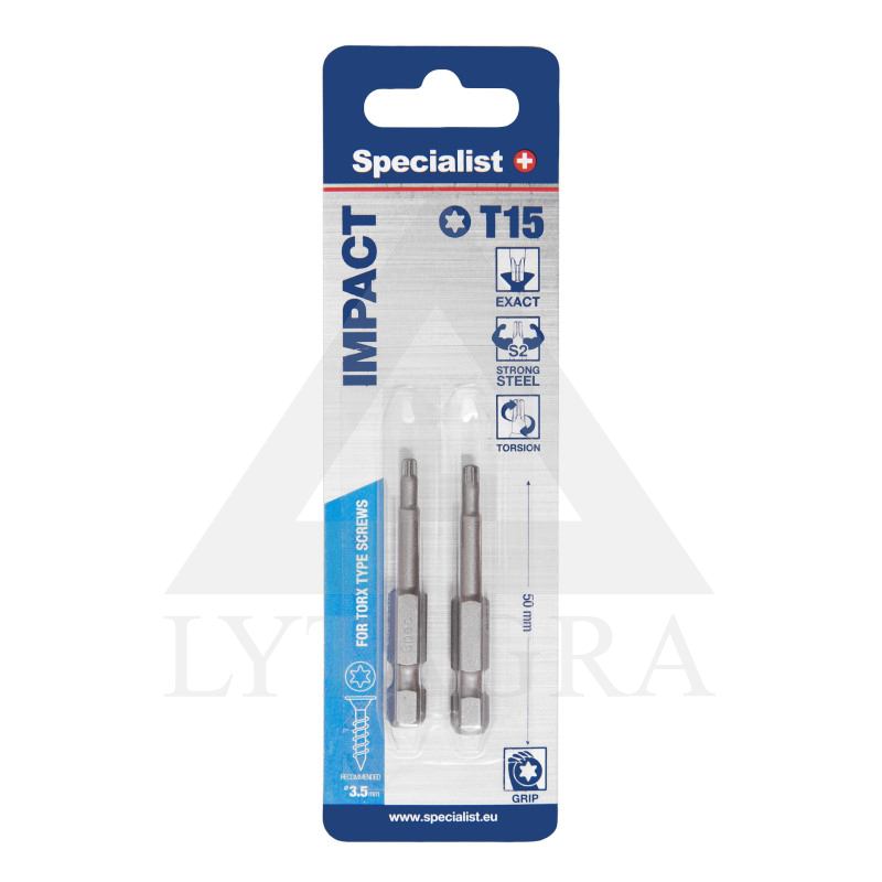 24/2-068 ANTGALIS SPECIALIST+ TORX GRIP T15 50MM 2VNT