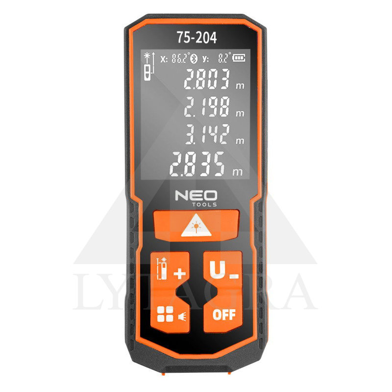 75-204 LAZERINIS ATSTUMŲ MATUOKLIS 60M IP54