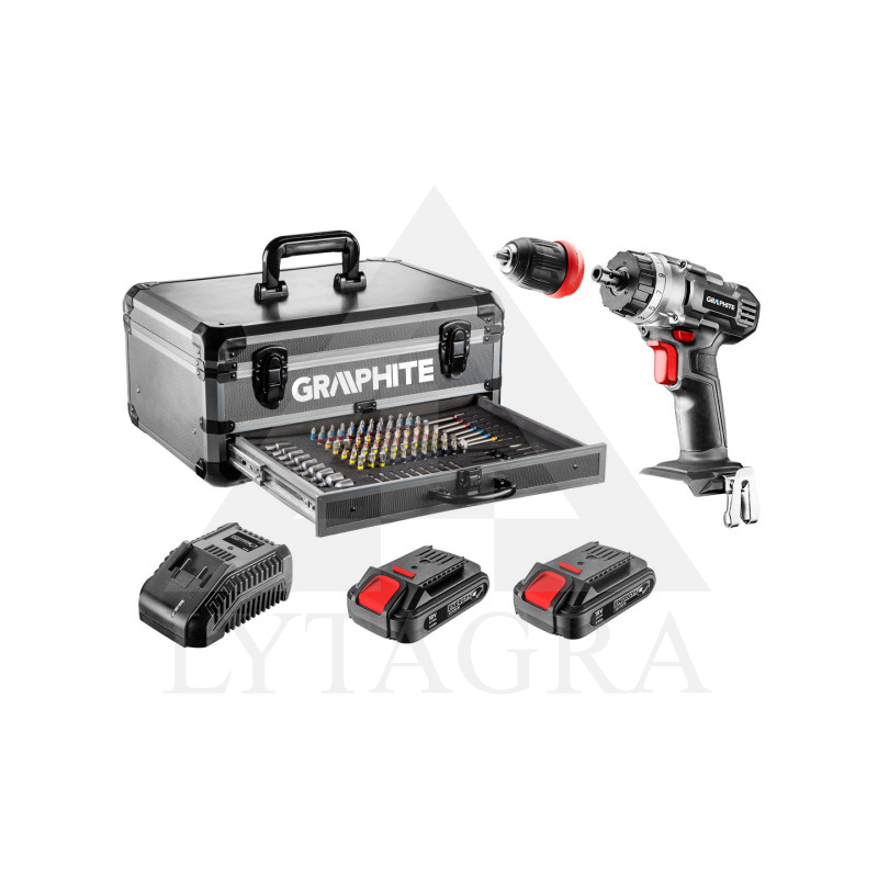 58G022-PS15 GRĘŽTUVAS-SUKTUVAS AKUMUL.18V SU PR.
