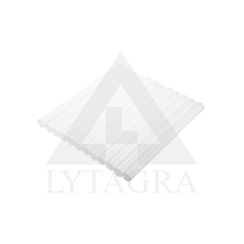 17-113 KLIJŲ LAZDELĖS 11/250MM 12VNT 300G SKAIDRIOS