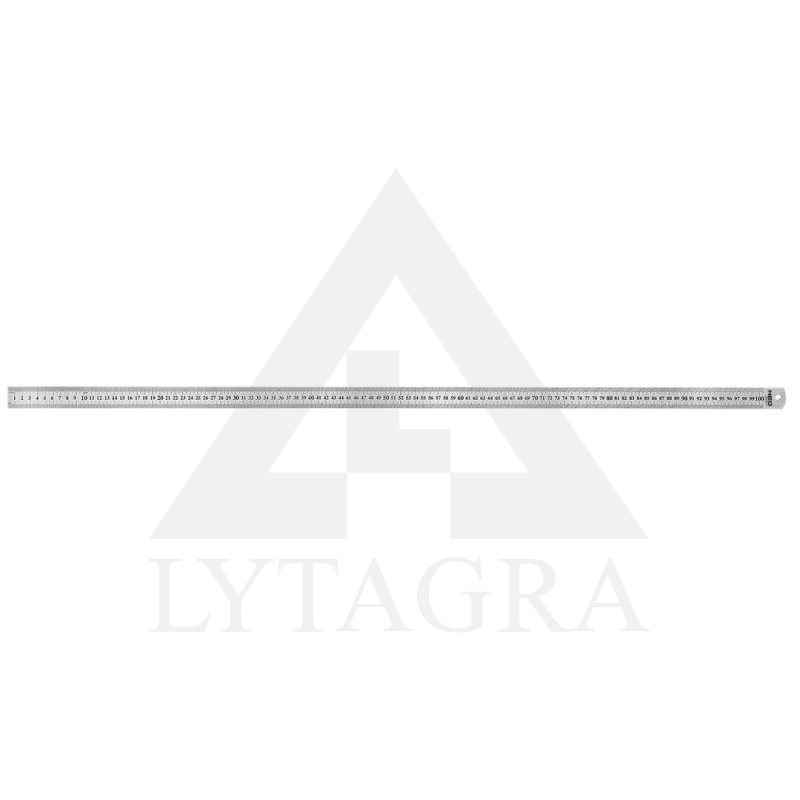 72-210 NERŪDIJANČIO PLIENO LINIUOTĖ 1000CM