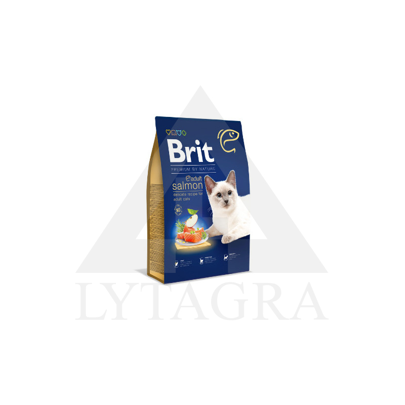 Brit Premium Adult sausas maistas katėms su lašiša 1,5 kg