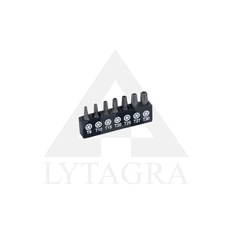 1189 ANGALIUKAI 7 VNT.25 MM 1/4 TORX