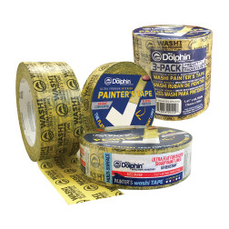 Vidutinio lipnumo dažymo juosta WASHI TAPES