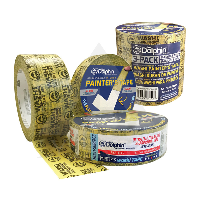 Vidutinio lipnumo dažymo juosta WASHI TAPES