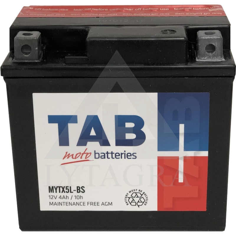 AKUMULIATORIUS TAB AGM 4AH 12V MYTX5LBS AKUMULIATORIUS TAB AGM 4AH 12V MYTX5LBS
