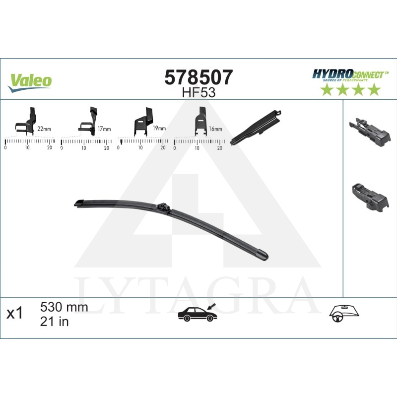 VALEO  VALYTUVAI  53CM HC578507