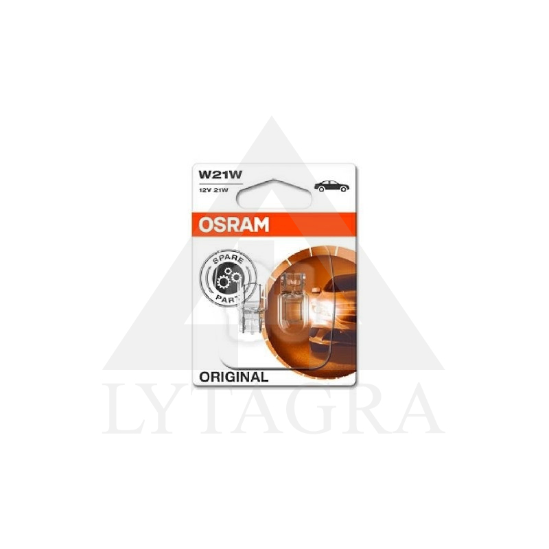 OSRAM LEMPUTĖS W21W 12V BA15S OS-7505-02B