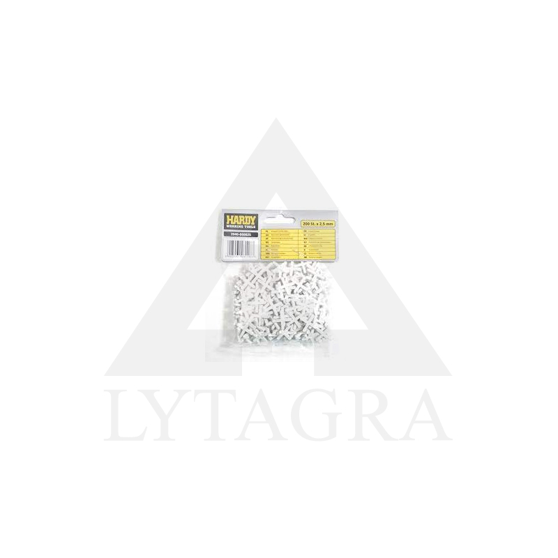 2040-660025 KRYŽELIAI KERAMINĖMS PLYTELĖMS 2.5 MM