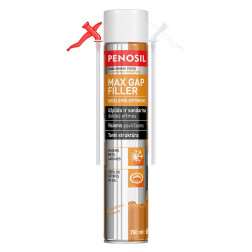 Šiaudelinės sandarinimo putos PENOSIL Max Gap Filler, 750 ml