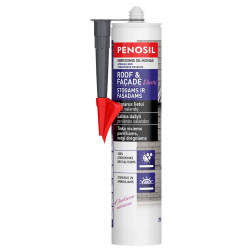 Elastingas hermetikas PENOSIL Roof & Fasade Elastic, pilkas, 290 ml