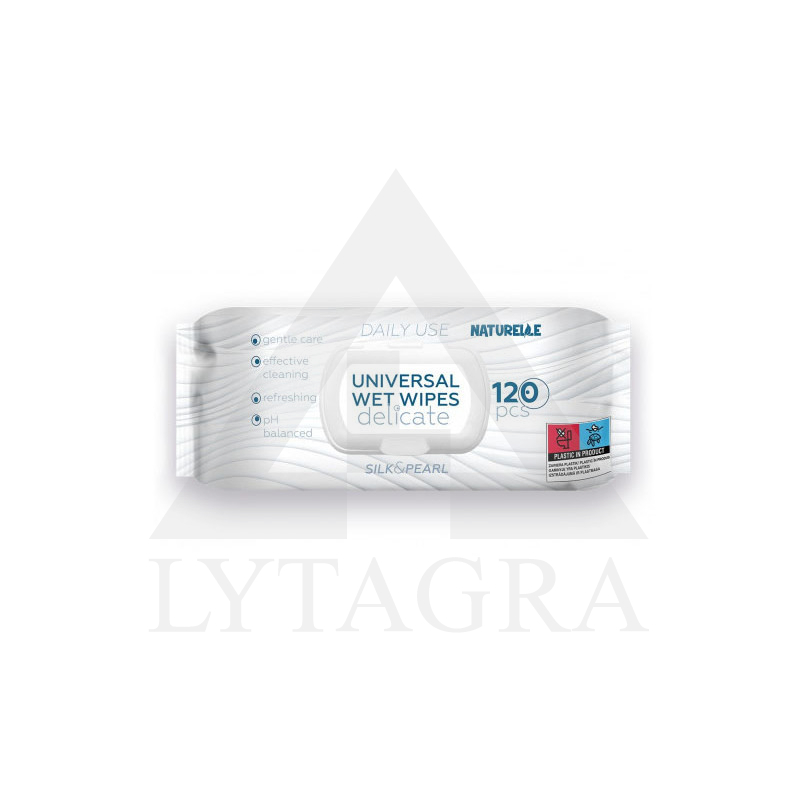 DRĖGNOS SERVETĖLĖS NATURELLE DELICATE 120VNT