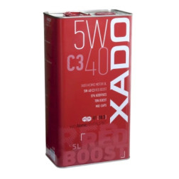 XADO ATOMIC OIL VARIKLINĖ ALYVA 5W-40 C3 5L RED BOOST