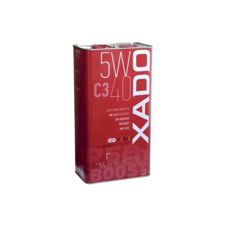 XADO ATOMIC OIL VARIKLINĖ ALYVA 5W-40 C3 5L RED BOOST