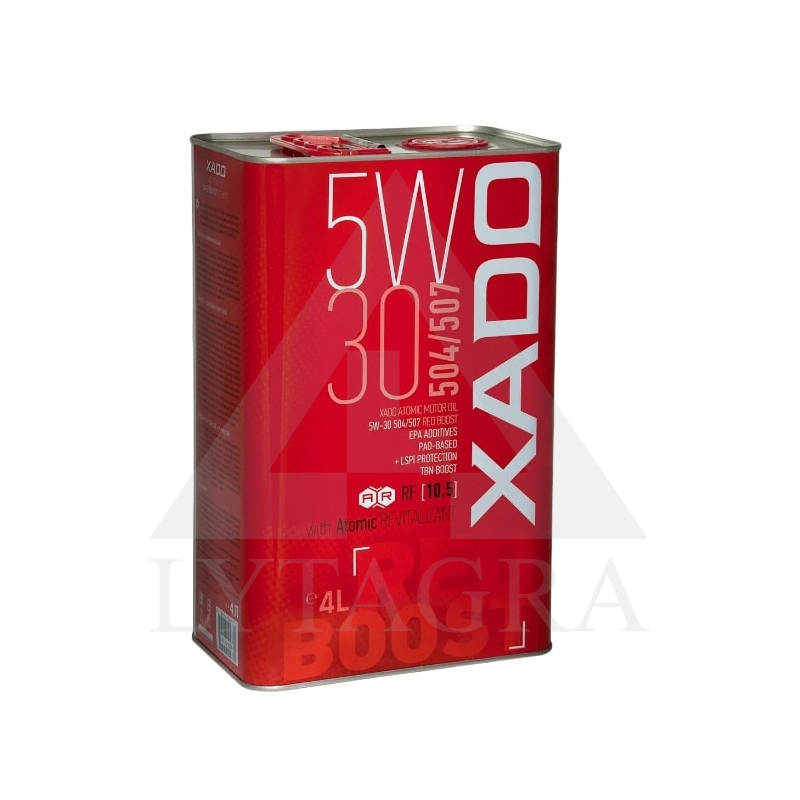XADO ATOMIC OIL VARIKLINĖ ALYVA 5W-30 504/507 4L RED BOOST