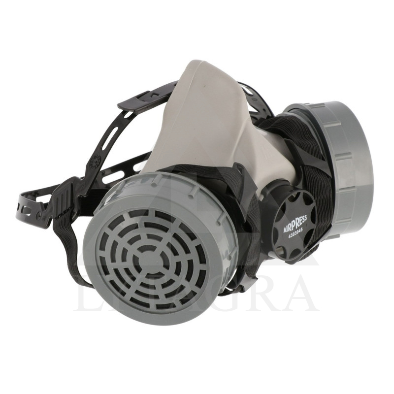 Kaukė dažymui su 2 filtrais Airpress 4303045 A klasė