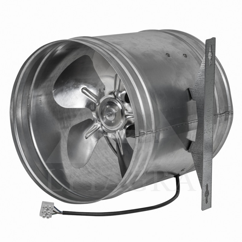 KANALINIS ŽEMO SLĖGIO VENTILIATOR.D250MM ZKM250 METALINI