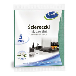 STELLA Buitinės medvilninės šluostės