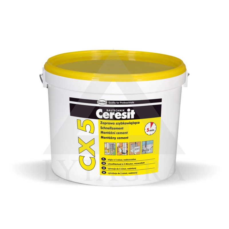 CERESIT CX5, 5 KG, MONTAŽINIS CEMENTAS