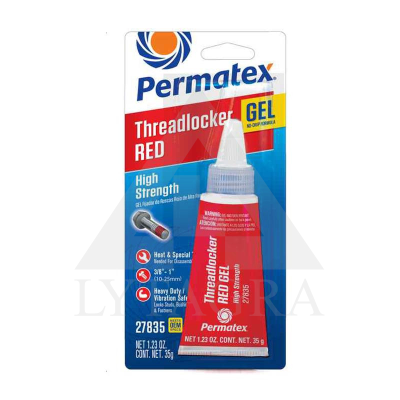 FIKSAT. SRIEGIŲ STIPRUS (RAUD) GELIS 35G. PERMATEX , 27835