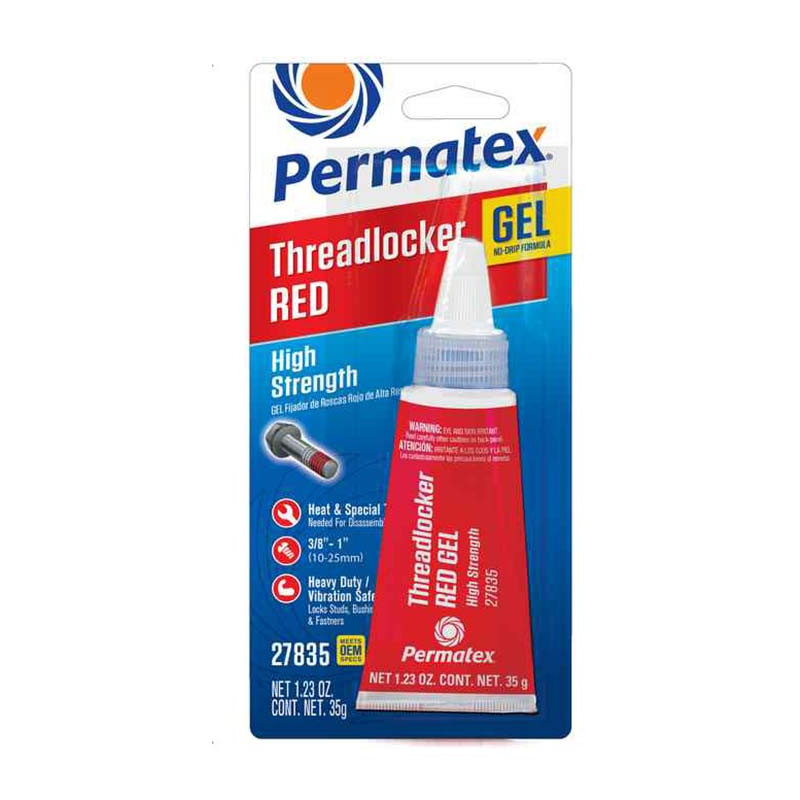 FIKSAT. SRIEGIŲ STIPRUS (RAUD) GELIS 35G. PERMATEX , 27835