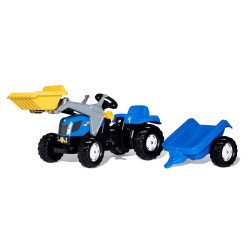 Rollytoys žaislas traktorius su priekaba New Holland 600023929