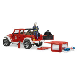 Bruder modeliukas gaisrininko visureigis Jeep Wrangler 02528