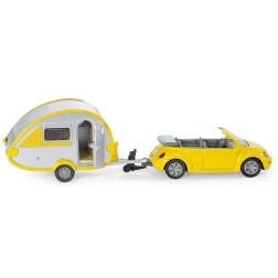 Siku modeliukas automobilis su treileriu 1629
