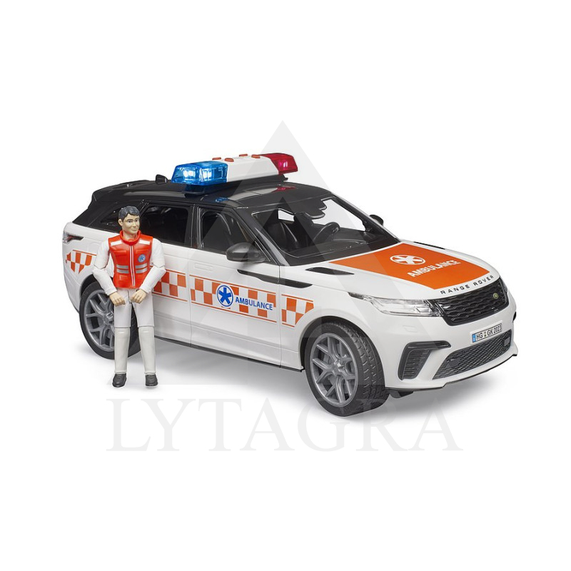 Bruder Range Rover greitosios pagalbos automobilis su figūrėle 02885