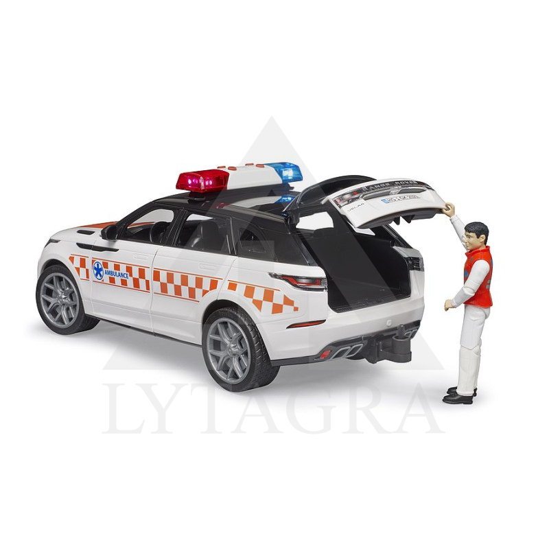 Bruder Range Rover greitosios pagalbos automobilis su figūrėle 02885
