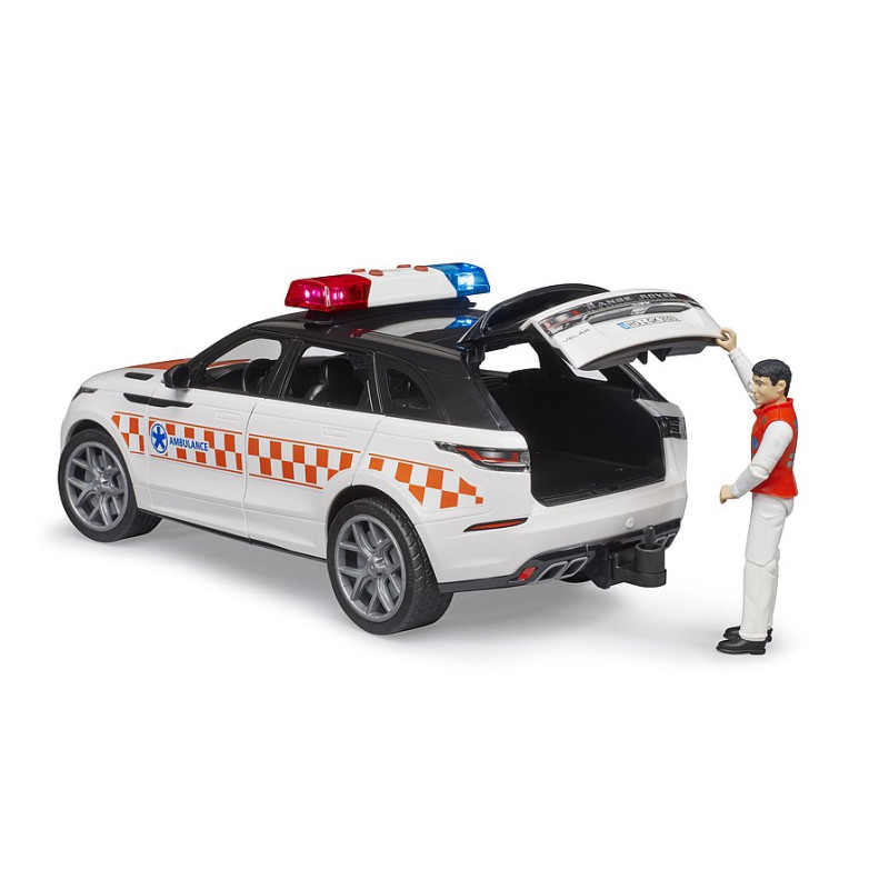 Bruder Range Rover greitosios pagalbos automobilis su figūrėle 02885