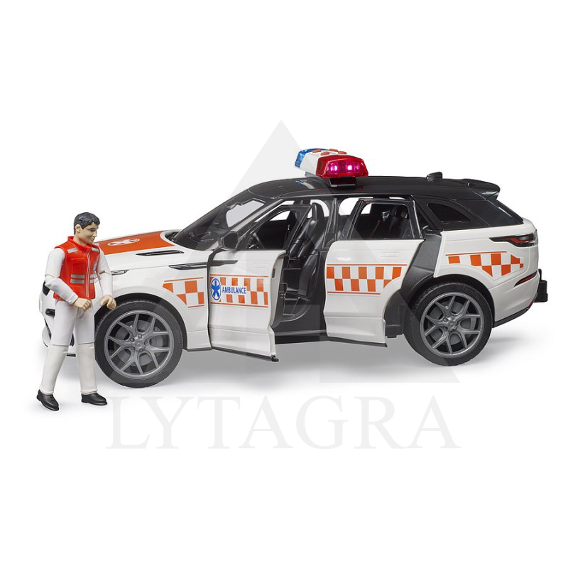 Bruder Range Rover greitosios pagalbos automobilis su figūrėle 02885
