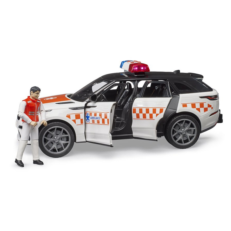 Bruder Range Rover greitosios pagalbos automobilis su figūrėle 02885