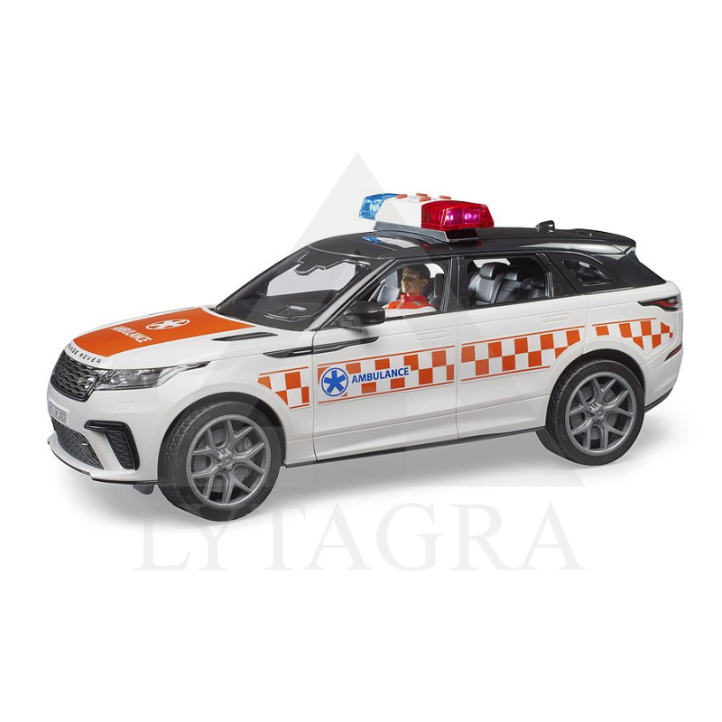 Bruder Range Rover greitosios pagalbos automobilis su figūrėle 02885