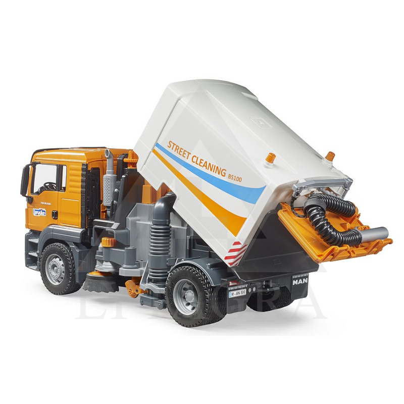 Bruder Man tga gatvių valymo sunkvežimis 03780