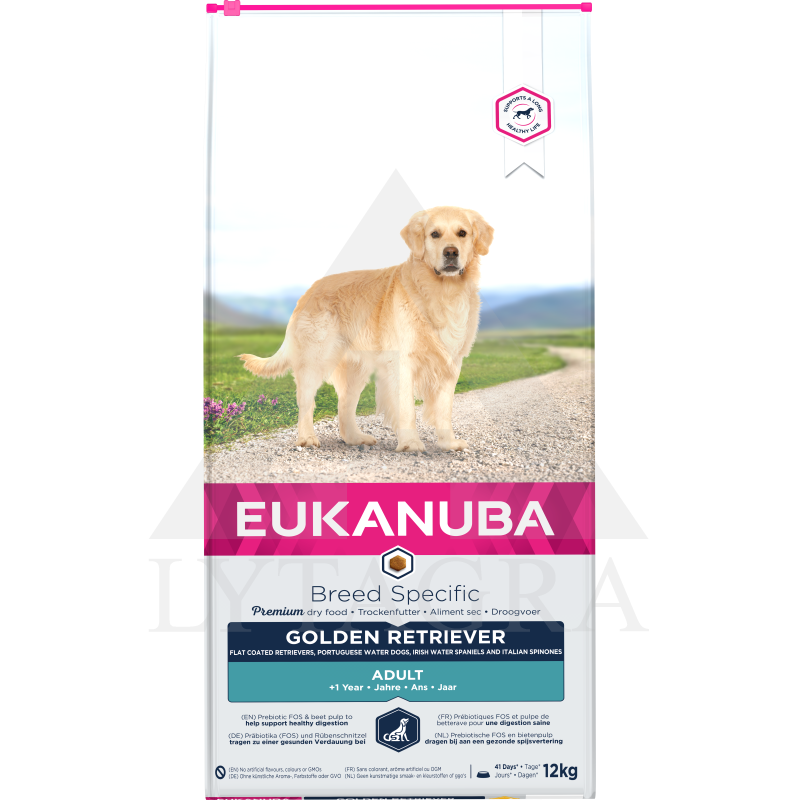 Ėdalas šunims EUKANUBA suaugusiems auksaspalviams retriveriams 12 kg