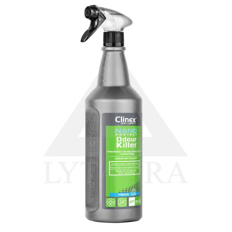 PRIEMONĖ KVAPŲ NEUTRALIZAVIMUI CLINEX 1L ,NANO SILVER ODOUR KILLER, 77-348