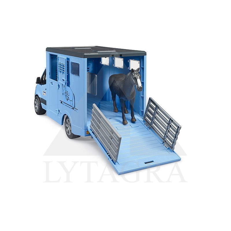 Bruder Mb sprinter gyvūnų pervežimo mašina su žirgu 02674