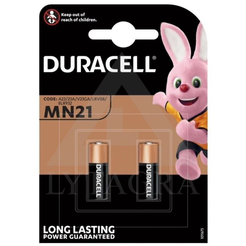 MN21BL/2 ELEMENTAS DURACELL 23A 12V POKUOTĖ 2 VNT.