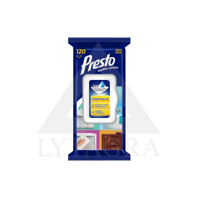 SERVETĖLĖS PRESTO,UNIVERSALIOS 120 VNT