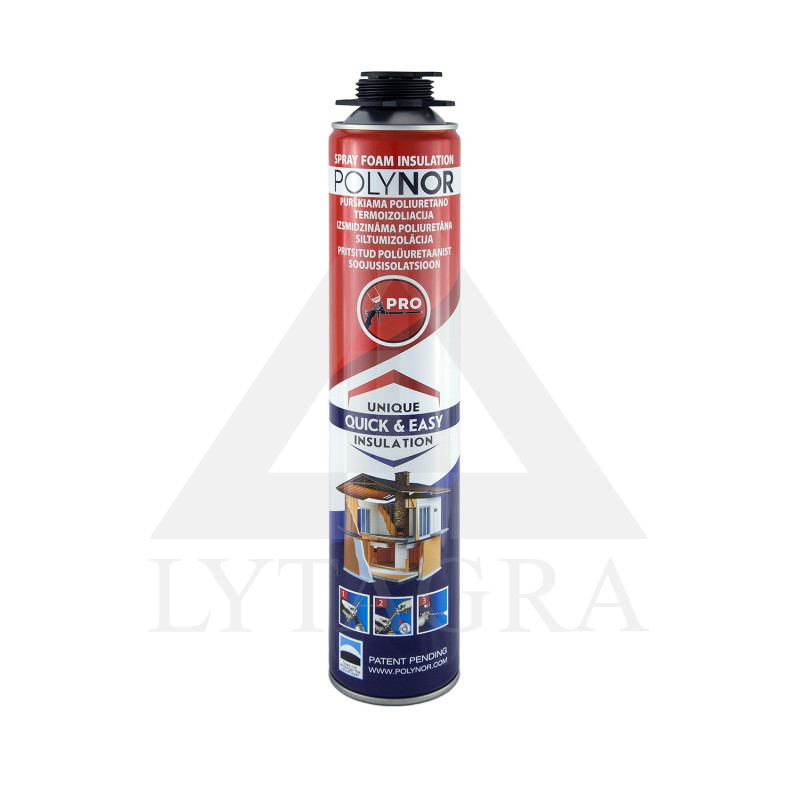 PURŠKIAMA TERMOIZOLIACIJA POLYNOR 750ML