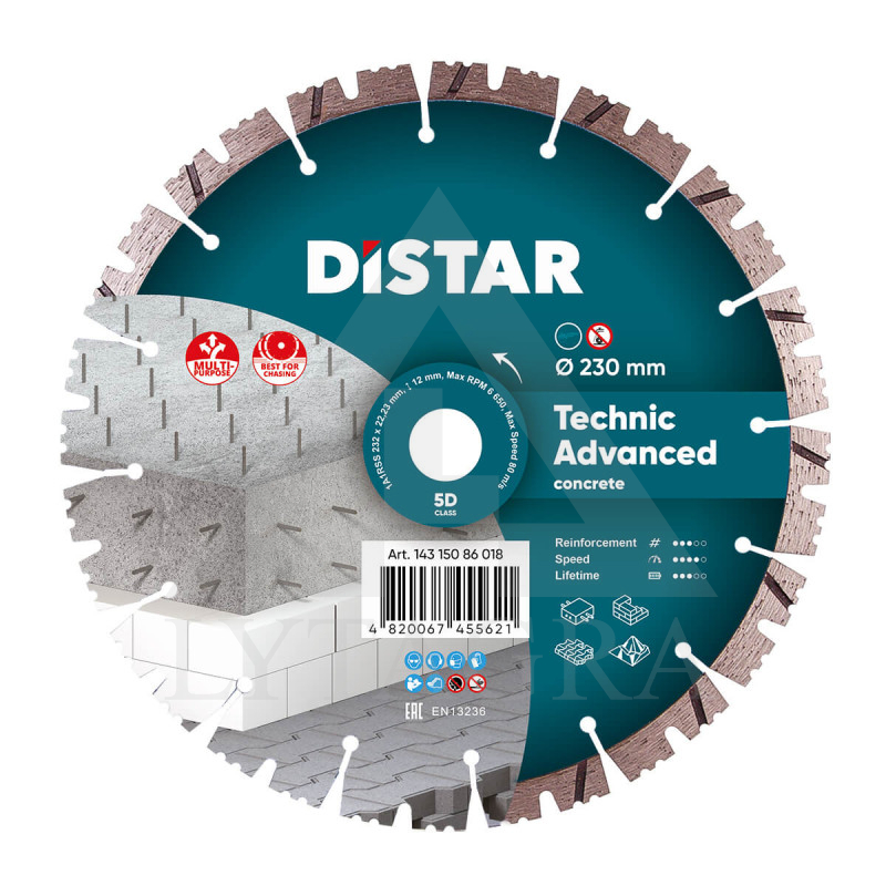 DEIMANT.PJOVIM.DISKAS 232X2.6/1.8X12X22-16 TECHNIK ADVANCED
