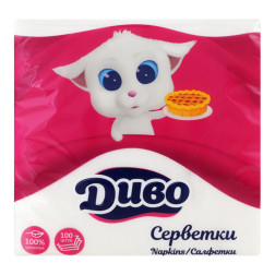 STALO SERVETĖLĖS DIVO RUŽAV.33 33 100VNT