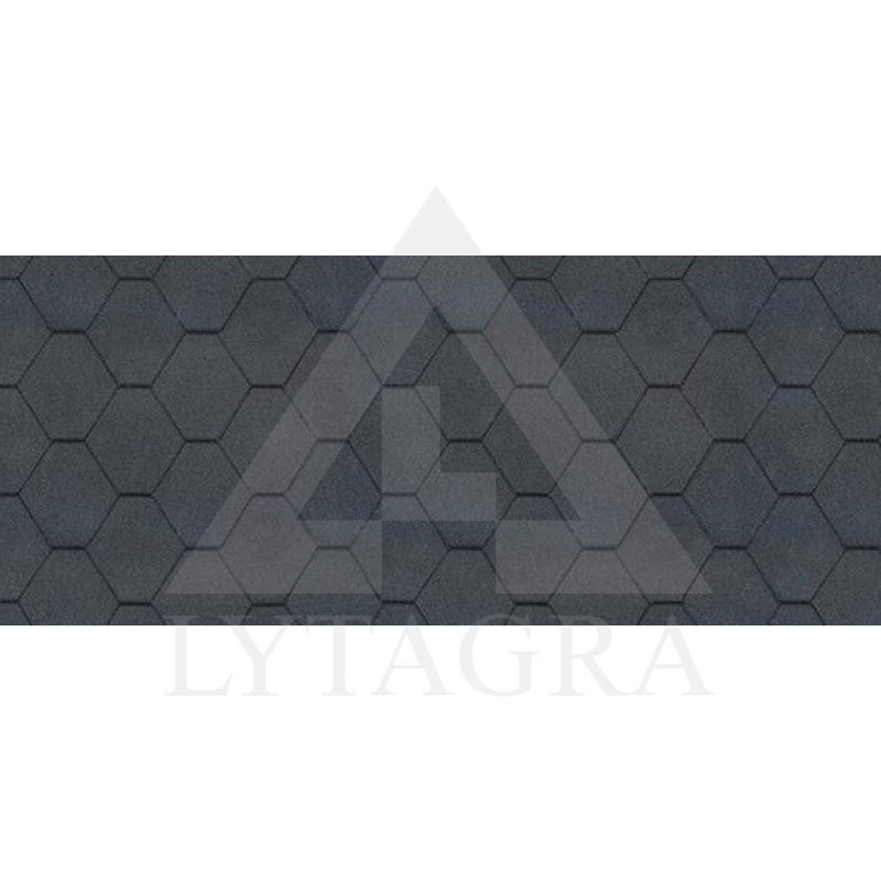 BITUMINĖS ČERPĖS JUODOS ROCK HEXAGONAL
