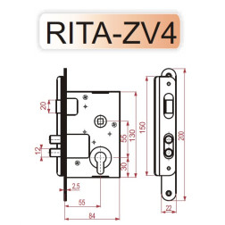 ĮLEIDŽ SPYNA "RITA" 404Z-35801/C-43