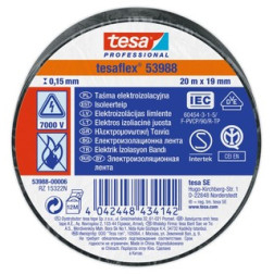 TESA izoliacinė juosta juoda 20mx19mm
