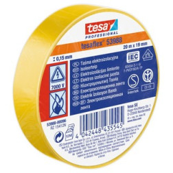 TESA izoliacinė juosta geltona 20mx19mm