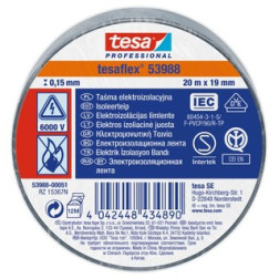 TESA izoliacinė juosta pilka 20mx19mm